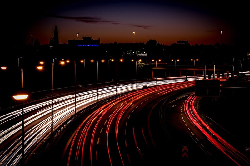 City Traffic at Night